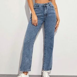 SHEIN HIGH WAISTED MOM JEANS
